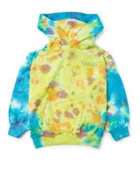 Molo Tie-Dye Hoodie in Yellow & Blue